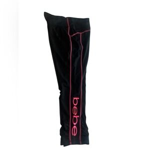 bebe Black and Pink leggings
